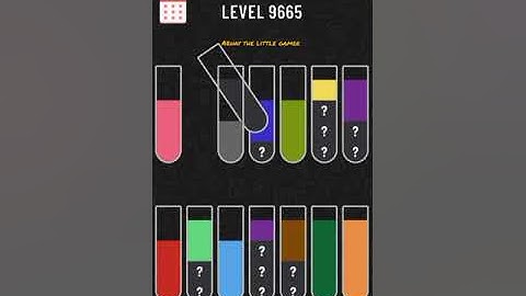 Water sort puzzle level 9665
