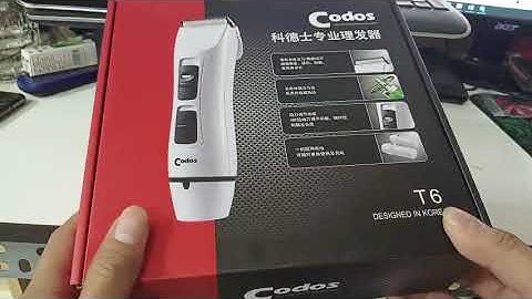 Hướng dẫn sử dụng tông đơ codos T6 chính hãng