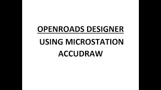 Celebrity ORD - MicroStation - 6.11 - Using MicroStation Accudraw Net Worth
