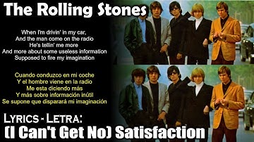 Thumbnail of The Rolling Stones - I Can't Get No Satisfaction (Lyrics Spanish-English) (Español-Inglés)