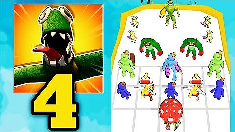 Monster Evolution Merge Blue All Levels Gameplay Part 4