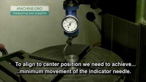 Dial co-axial Centering Alignment Indicator