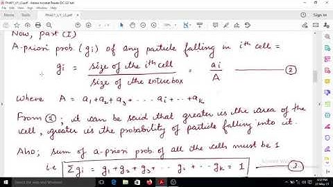 Distribution of n particles in k compartments of different sizes