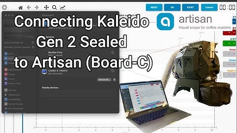 Connecting Kaleido Roaster Gen 2 Sealed to Artisan (Control Board-C)