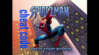 spider-man 2000 game (everything cheat code)