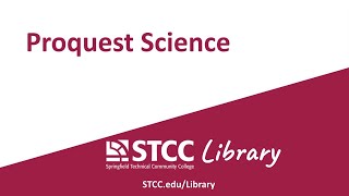 Proquest Science