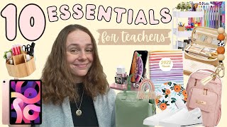 TEACHER MUST HAVES! | 10 Amazon Essentials for Teachers & Classrooms | First Year Teaching Supplies