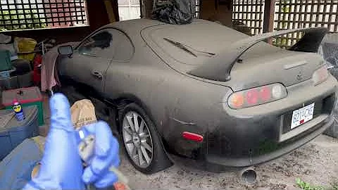 CRAZIEST BARN FIND EVER! MK4 TOYOTA SUPRA 2JZ LEFT ABANDONED FOR 20 YEARS!!!