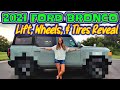 2021 Ford Bronco Outer Banks 35" BFG KO2 & RTR Tech 6 17" Wheels 4WP 2" Leveling Kit Install-Problem