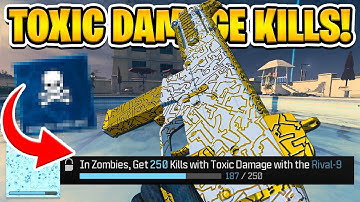 How To Get TOXIC DAMAGE KILLS in MW3 ZOMBIES!