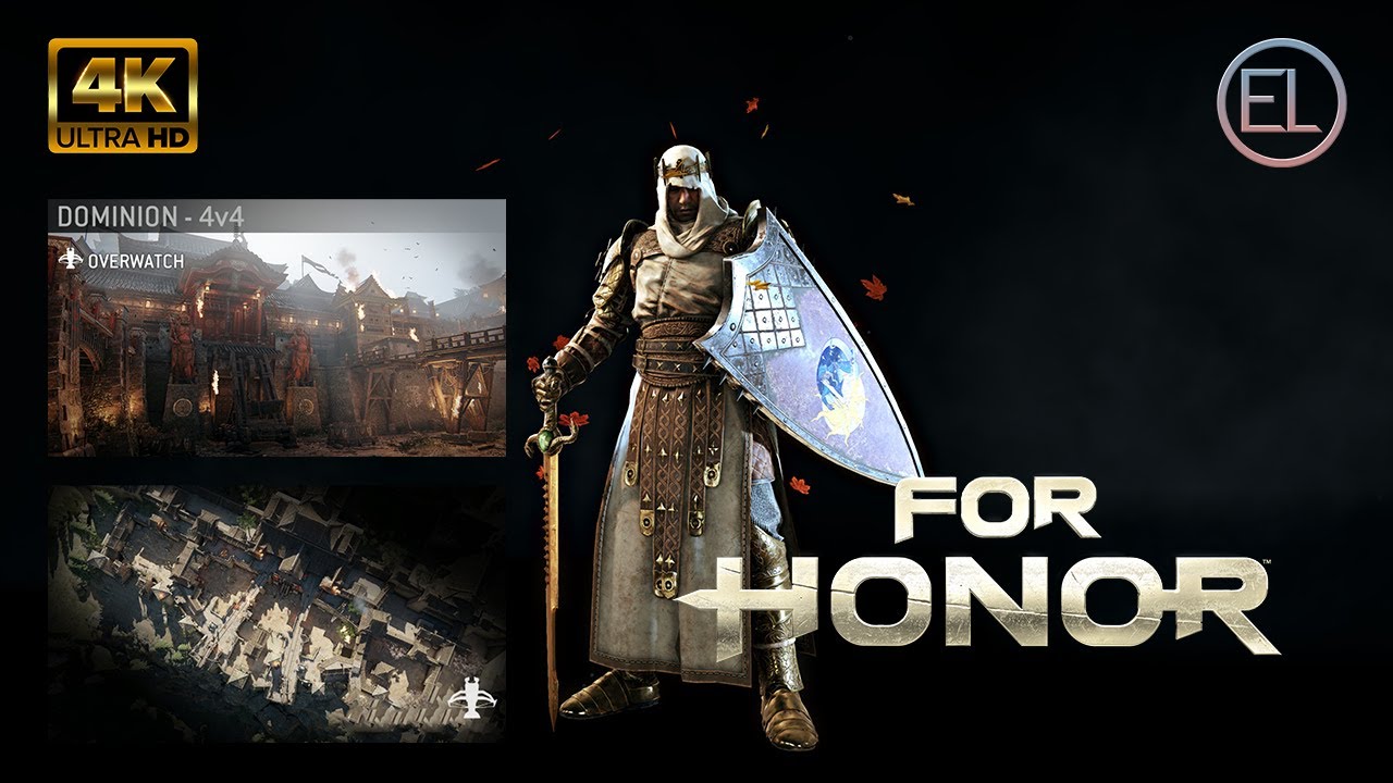 For Honor - Dominion Black Prior Gameplay (4K 60FPS PC) No Commentary