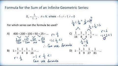 Math 2200 Ch.1 Sec.1.5 Infinite Geometric Series Part 1B - Instruction