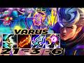 WILD RIFT VARUS ADC GAMEPLAY | 21 -3 -6 MVP | VARUS BUILD RUNES