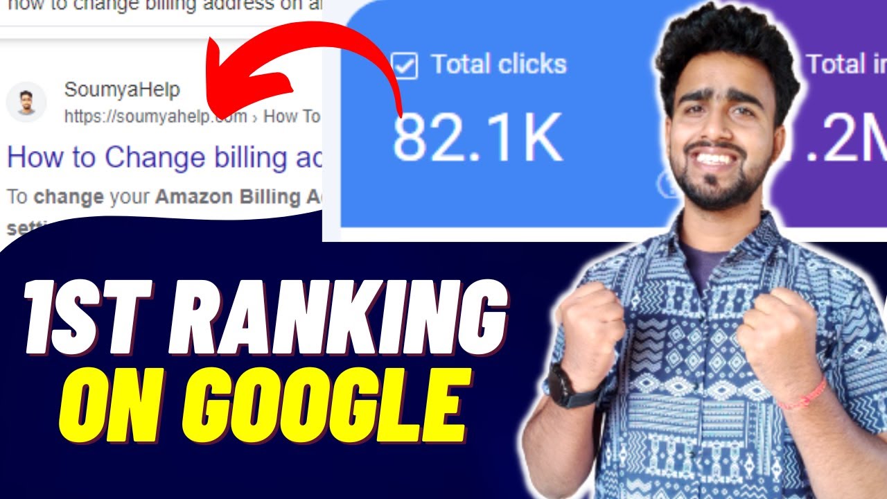 How to Rank on Google: 1st Page Ranking Live Proof #blogging # ...