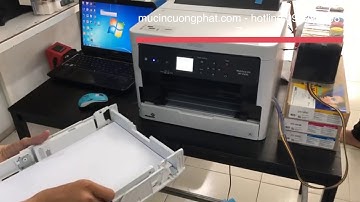 Epson WF-5210 test in nhanh thiệp cưới, in nhanh 2 mặt