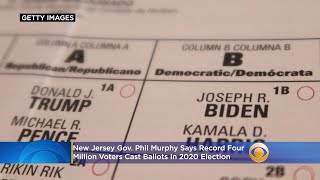 New Jersey Gov. Phil Murphy: Record 4 Million Voters Cast Ballots In 2020 Election