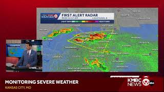 WATCH LIVE: KMBC's First Alert Weather team is tracking a tornado-warned storm