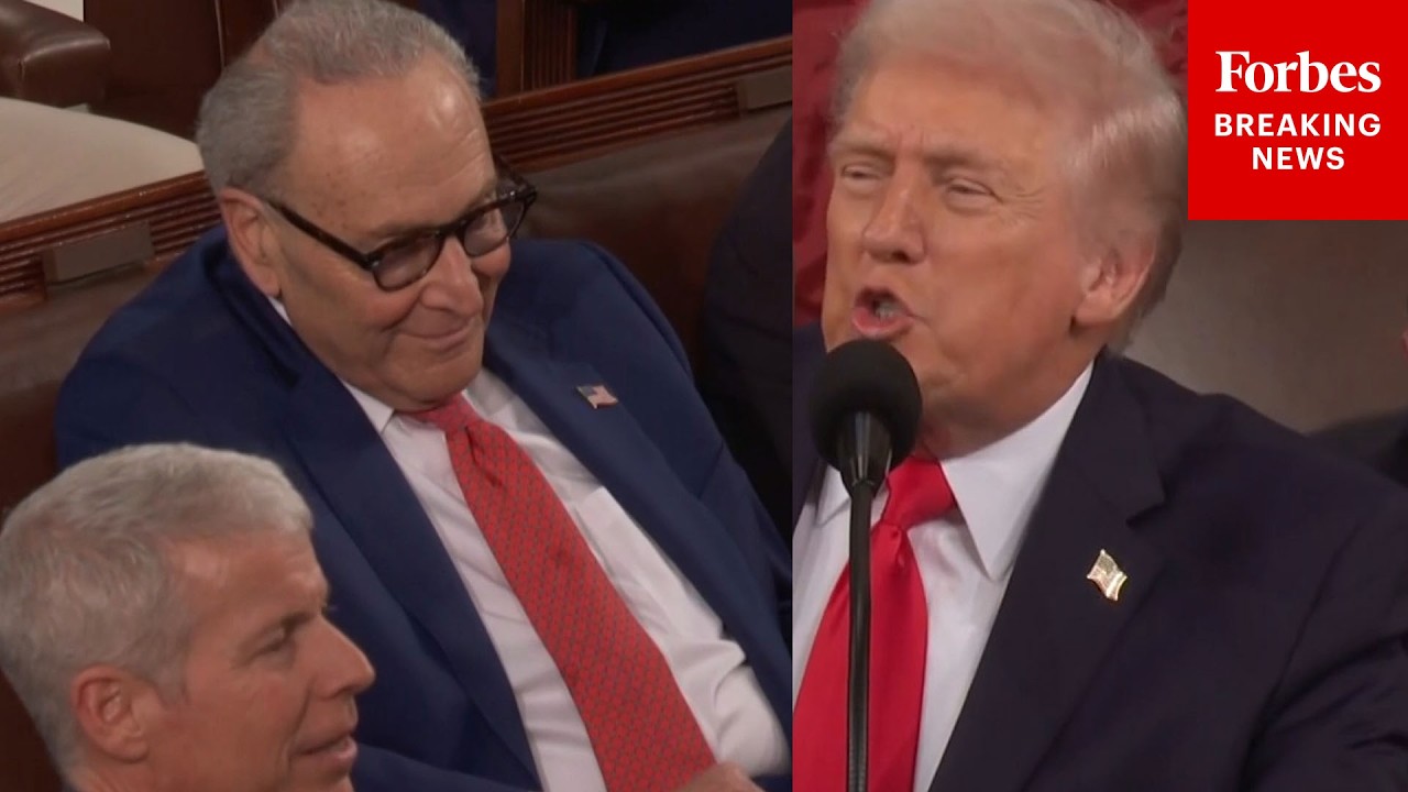 Watch Schumer React To Trump Ripping Dems For Voting Against Tax Cuts At State Of The Union