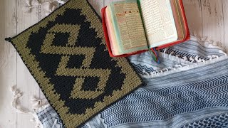 TUTORIAL MERAJUT SAJADAH TRAVELING (SAJADAH MUKA) | CROCHET PRAYER MAT