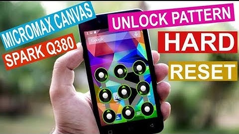 How to factory rest and troubleshoot Micromax A110 smartphone macromax canvas