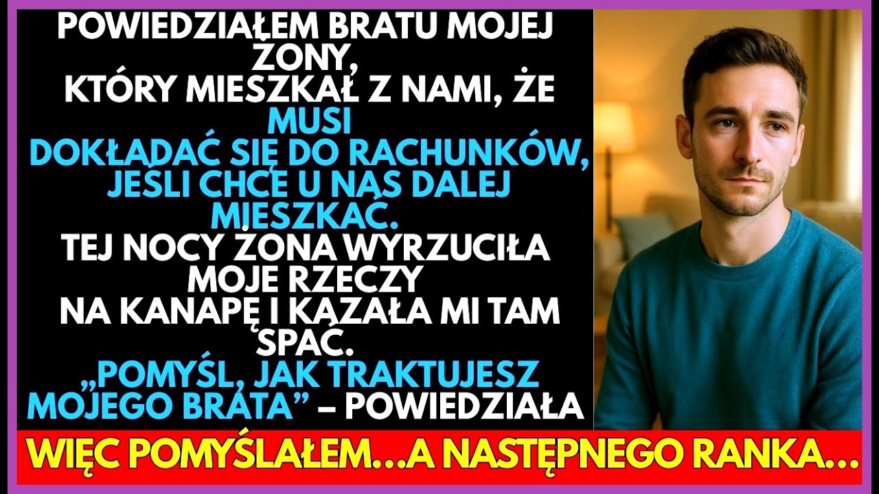 Żona ZRUGAŁA mnie, gdy powiedziałem jej i jej bratu, że musimy ograniczyć WYDATKI
