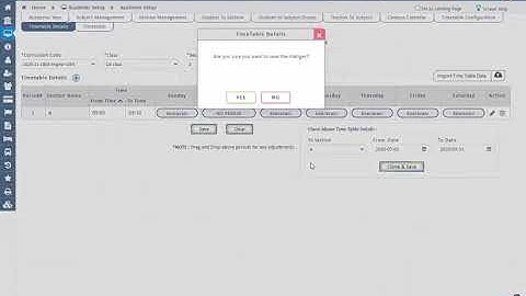 TimeTable Setup Video | Auto Timetable setup for Classroom, Exam | School & College Timetable Setup