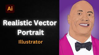 Realistic Vector Portrait in Illustrator | Vector Art in Illustrator | Dwayne Johnson | The Rock by CODRAWGRAPHIC 672 views 8 months ago 13 minutes, 53 seconds