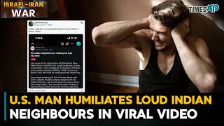 U.S. Man Humiliates Loud Indian Neighbours In Viral Video| Indians In The U.S.