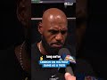 The game is the game according to LeBron James