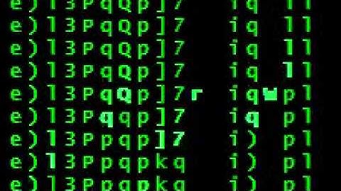 Matrix falling code - happkiller [SWE]