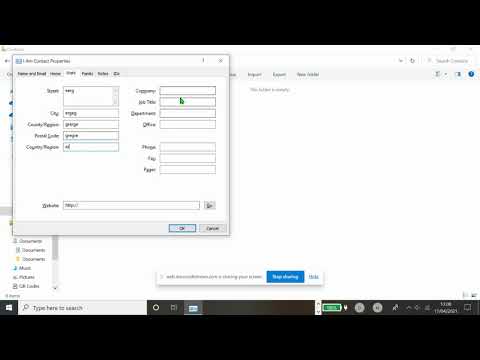 How To Create A Contact In File Explorer