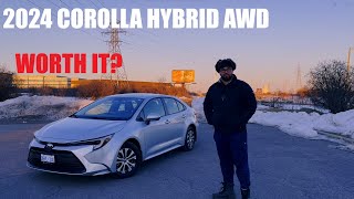 A VERY HONEST 2024 COROLLA LE HYBRID AWD REVIEW