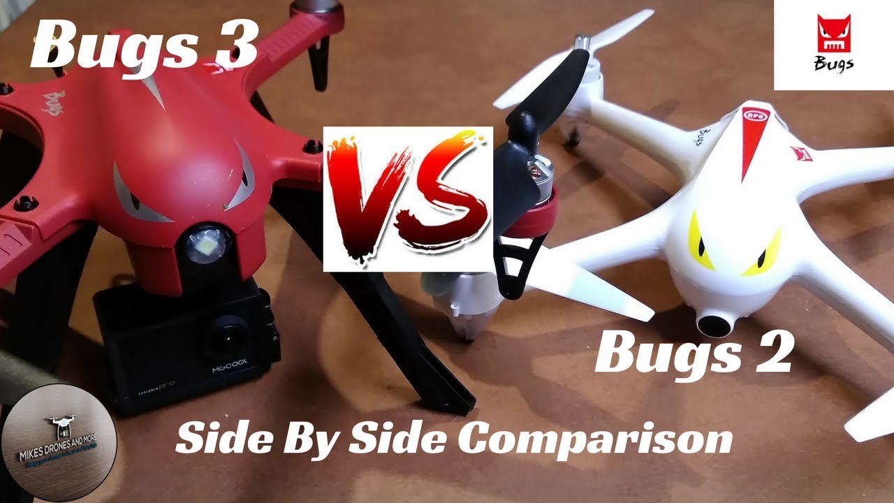 MJX Bugs 3 VS. Bugs 2 - Side by Side Comparison - YouTube