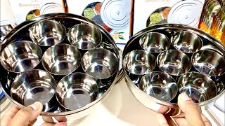 Steel Masala Dabba Big | Neelam Stainless Steel Masala Box | High Quality Steel Spice Box/ Organiser