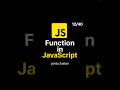 Function in JavaScript #sorts #coding