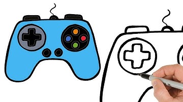 How to Draw a Game Controller PS5 | Super Easy Step-by-Step Tutorial!