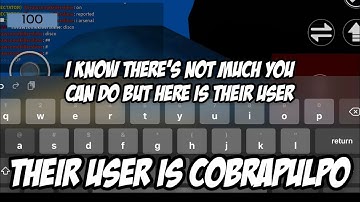 Hacker in Arsenal roblox found...pls report them