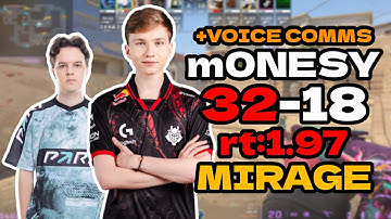 m0NESY (32-18) rt:1.97 w/alpha +VOICE COMMS l FACEIT EU RANKED (mirage) | #cs2 #pov
