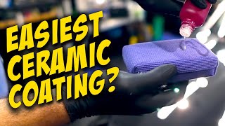 Easiest Way To Apply A Ceramic Coating Without A Panel Wipe! #learning #business #detailing