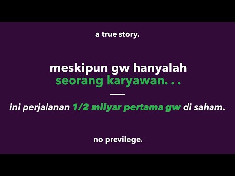 Saya Karyawan - Nabung Saham Dari Nol Dapet 1/2 Milyar. Pengalaman Pribadi.