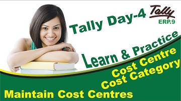 #75-Tally Course: How to do Cost Category & Cost Centre in Tally ERP 9 (Lab Assignment 4)