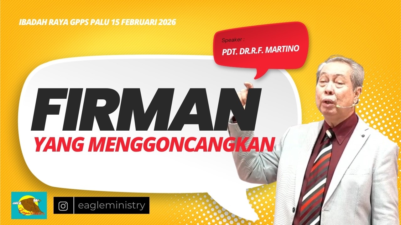 IBADAH RAYA GPPS JEMAAT PALU MINGGU, 15 FEBRUARI 2026