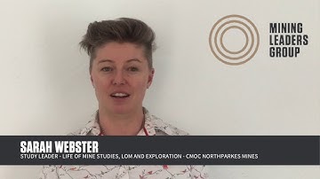 MINING LEADERS GROUP TESTIMONIAL: CMOC NORTHPARKES MINES