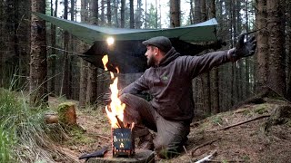 Solo Hammock Camping Deep in the Forest | Attack of the Midges