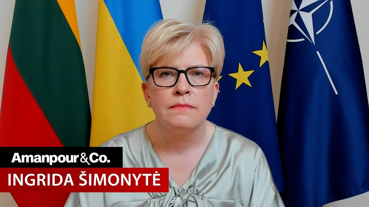 Lithuanian Prime Minister: Russia Has "Overbeaten Goebbels By Far" | Amanpour and Company