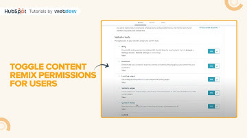 How to toggle Content Remix permissions for Users