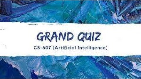 CS607 Grand Quiz Spring 2021 | Today CS607 Grand Quiz Spring 2021