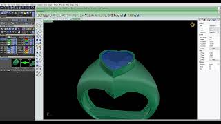 Heart Shape Signet Ring/Jewelry CAD#01