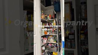 Organizing my pantry! #cleaningmotivation #cleanwithme