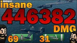 THE NEW RECORD ✖️ 446382 DMG ✖️ USS MIDWAY || World of Warships